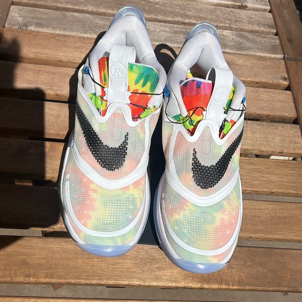 Nike Adapt BB 2.0 Tye Die mens 11.5 BQ5397-100